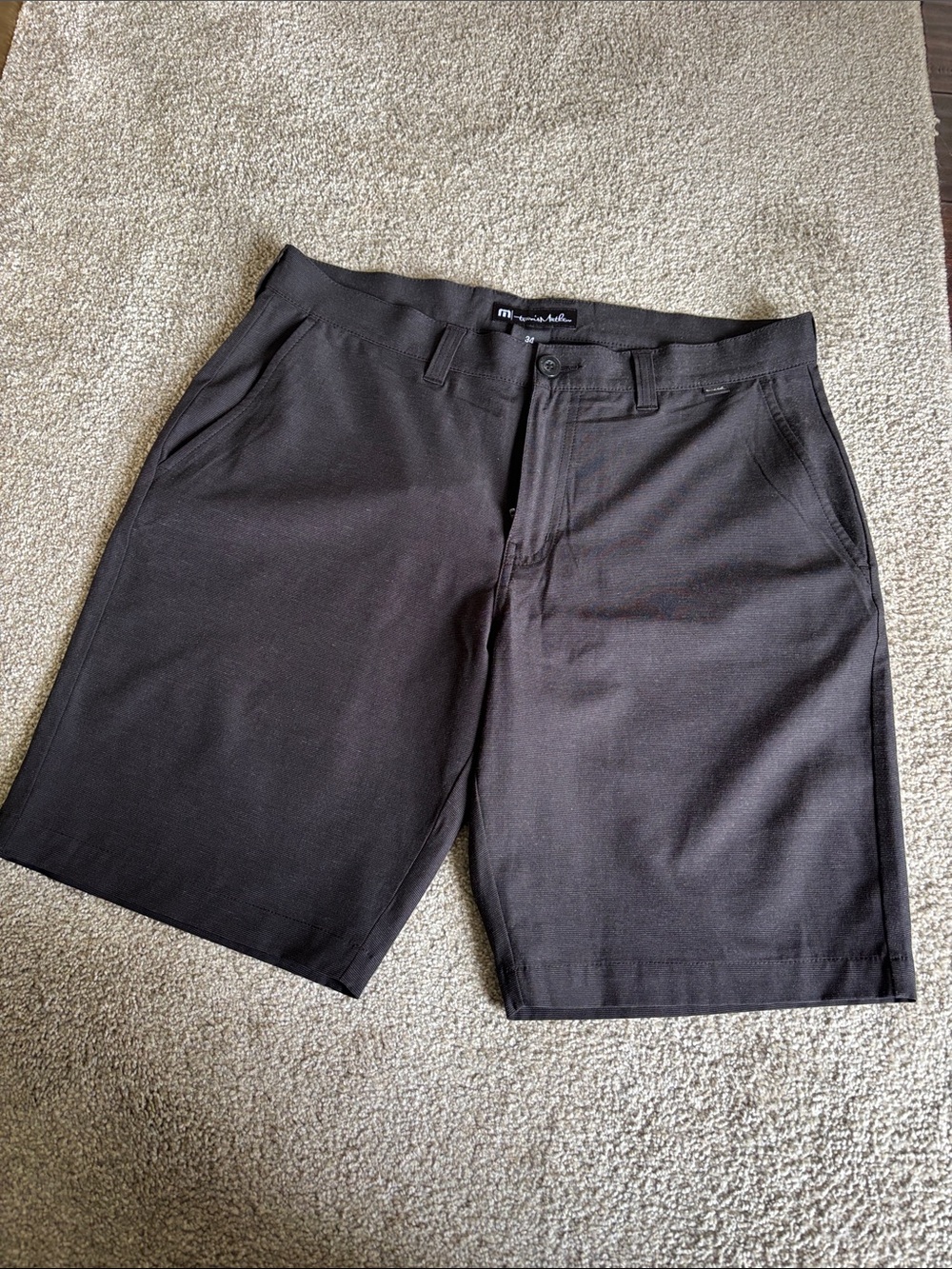 Travis Mathew Men's Black Golf Shorts